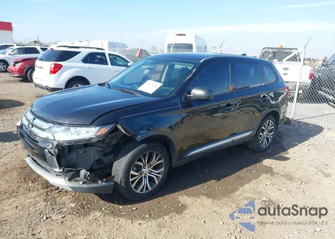 2018 Mitsubishi Outlander Es z USA, uszkodzony, nr VIN JA4AD2A36JZ052883